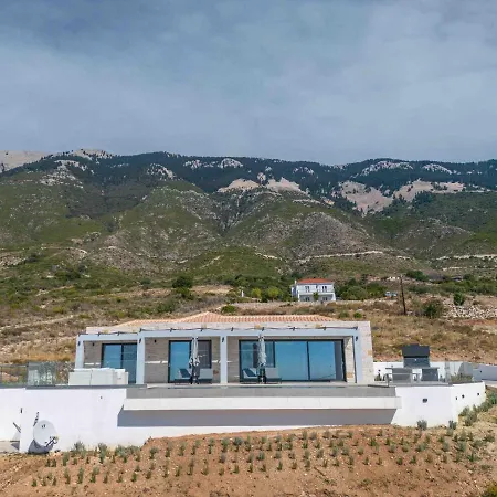Villa Panorama Blue Kefalonia - Luxury In Lourdata Simotata
