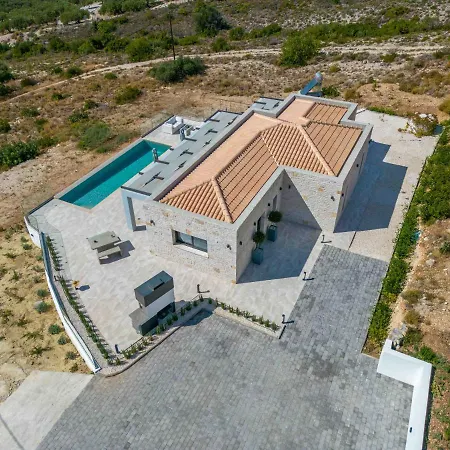 빌라 Panorama Blue Kefalonia - Luxury In Lourdata