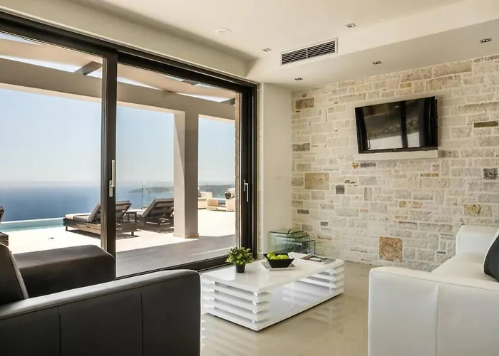 Panorama Blue Kefalonia - Luxury In Lourdata וילה Simotáta