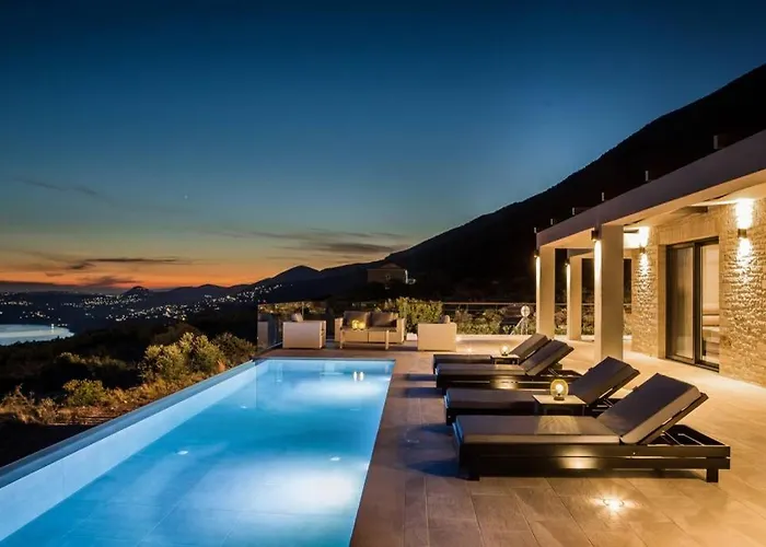 Panorama Blue Kefalonia - Luxury In Lourdata *