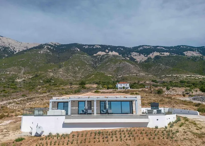 וילה Panorama Blue Kefalonia - Luxury In Lourdata Simotáta