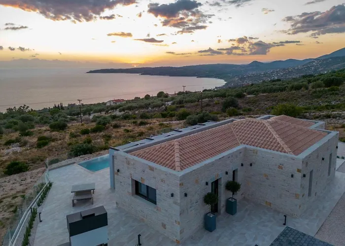 Panorama Blue Kefalonia - Luxury In Lourdata *
